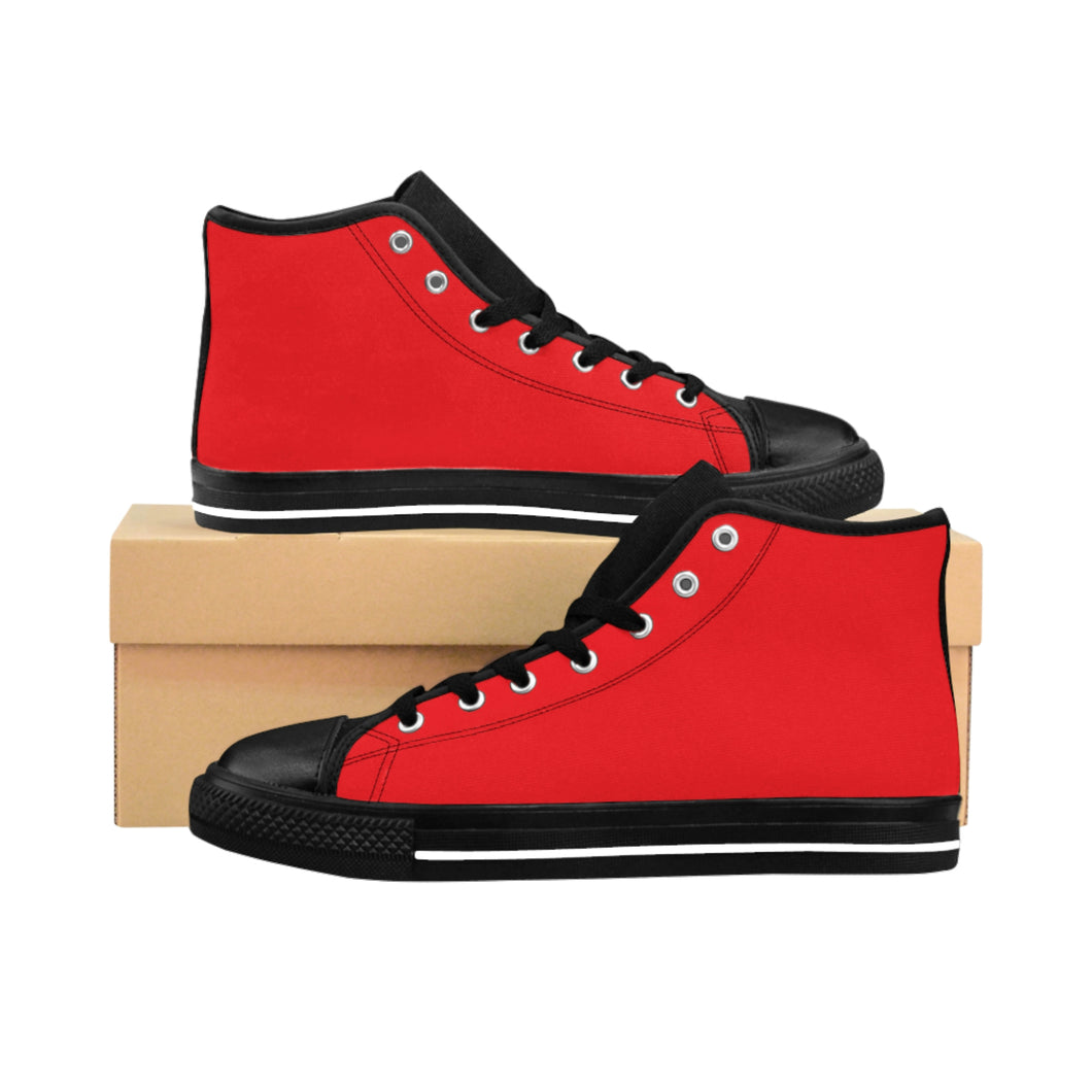 “Inner Steller Red” Men's High-top Sneakers