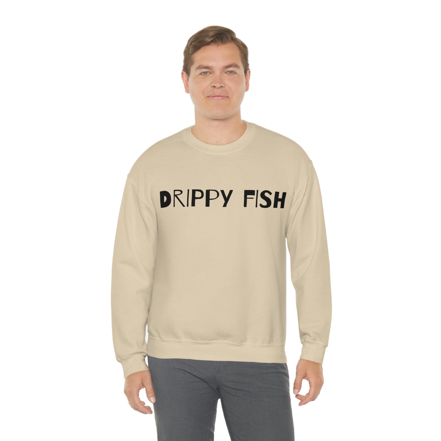 Drippy Fish™(blk lbl) Crewneck Sweatshirt