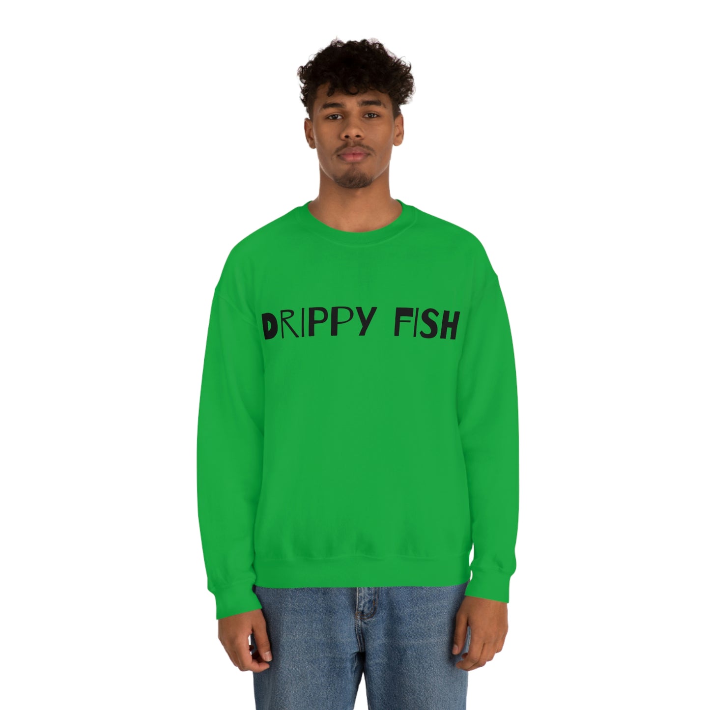 Drippy Fish™(blk lbl) Crewneck Sweatshirt