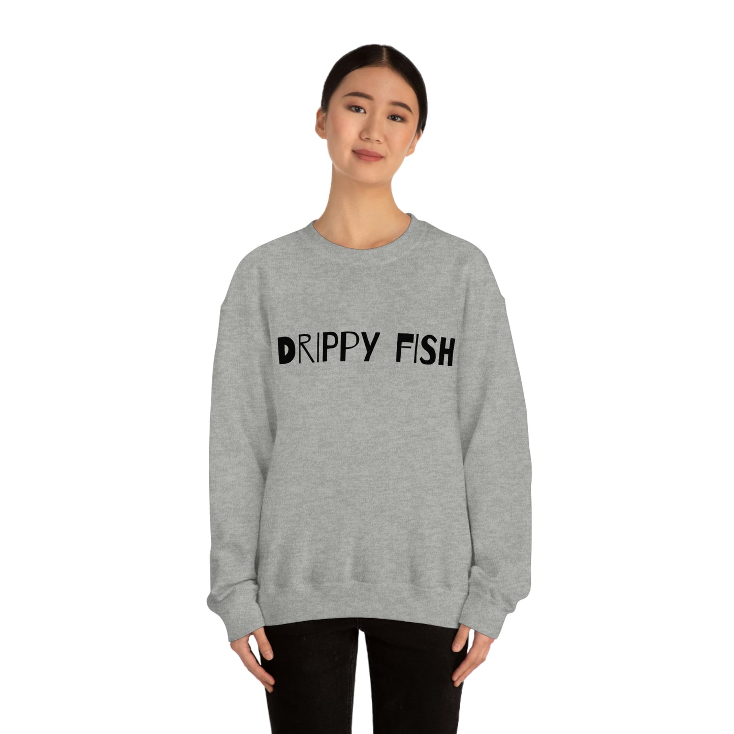 Drippy Fish™(blk lbl) Crewneck Sweatshirt