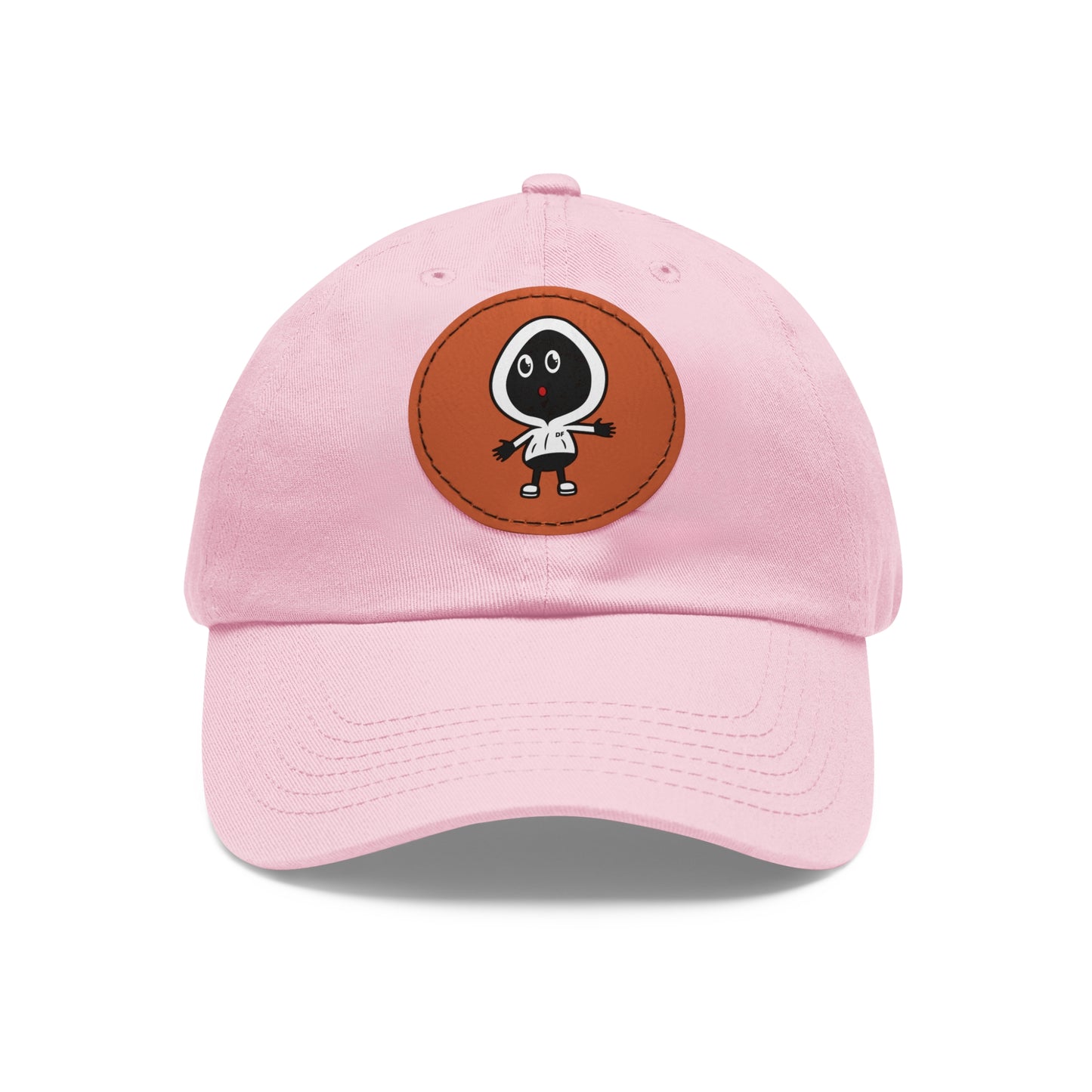 OG Dope Fiction Dad Hat with Leather Patch (Round)