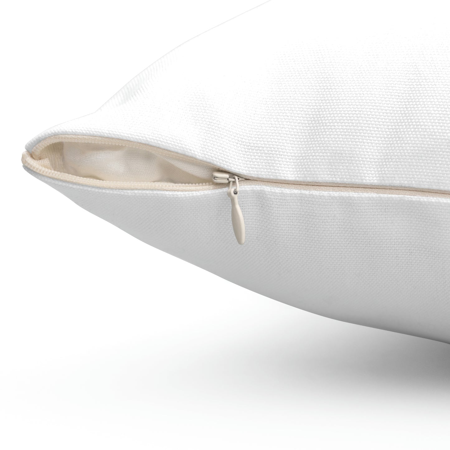 “SOFT DRIP WHITE” Spun Polyester Square Pillow