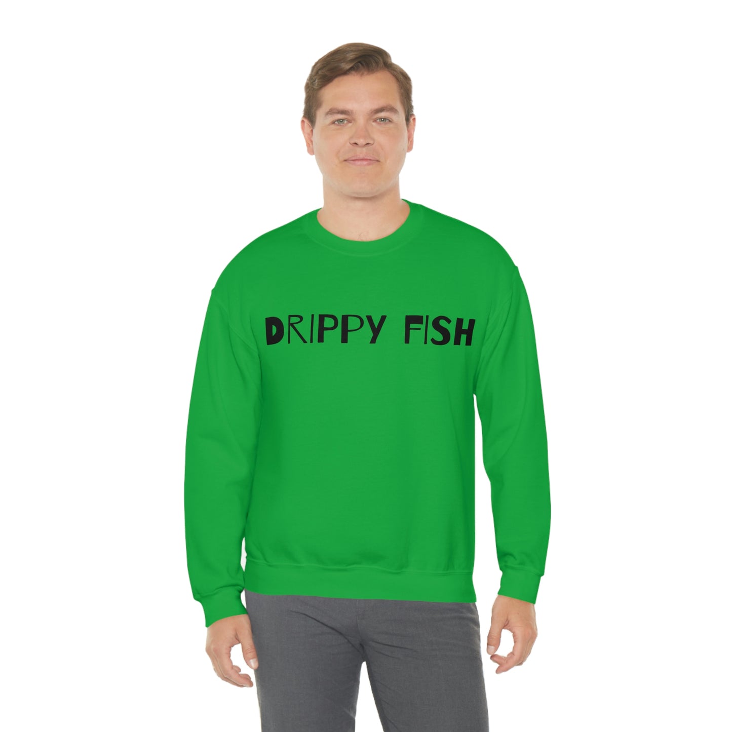 Drippy Fish™(blk lbl) Crewneck Sweatshirt