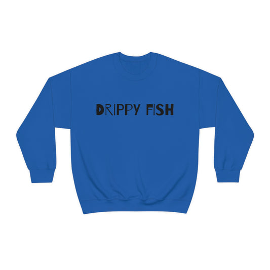 Drippy Fish™(blk lbl) Crewneck Sweatshirt