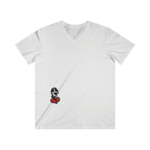 "Drip Slow" Men's Fitted V-Neck Short Sleeve Tee
