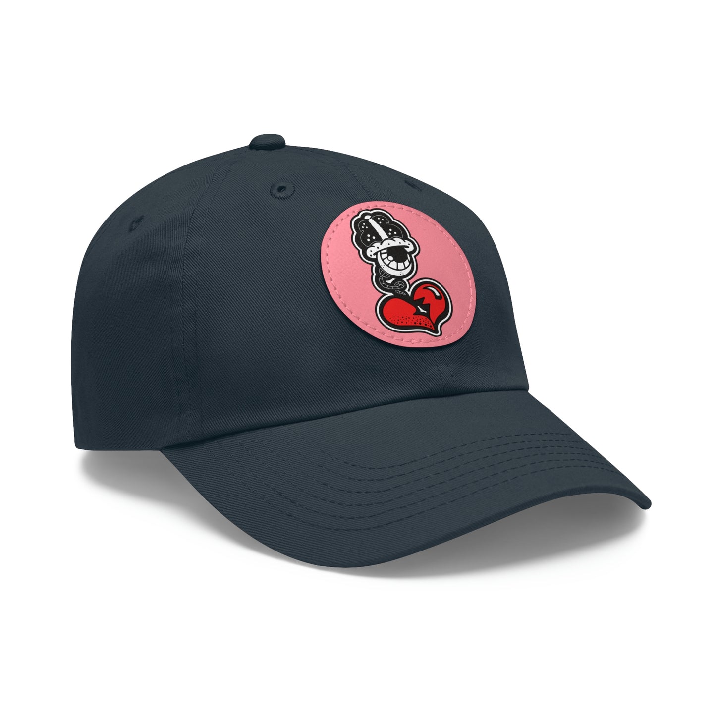 OG Dad Hat with Leather Patch (Round)