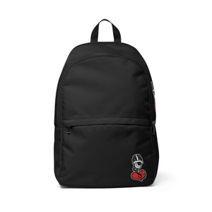 “DRIPPY BLK 3” Unisex Fabric Backpack
