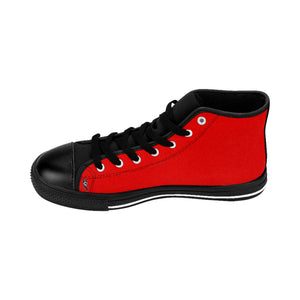 “DRIPPY RED'S" Men’s High-top Sneakers