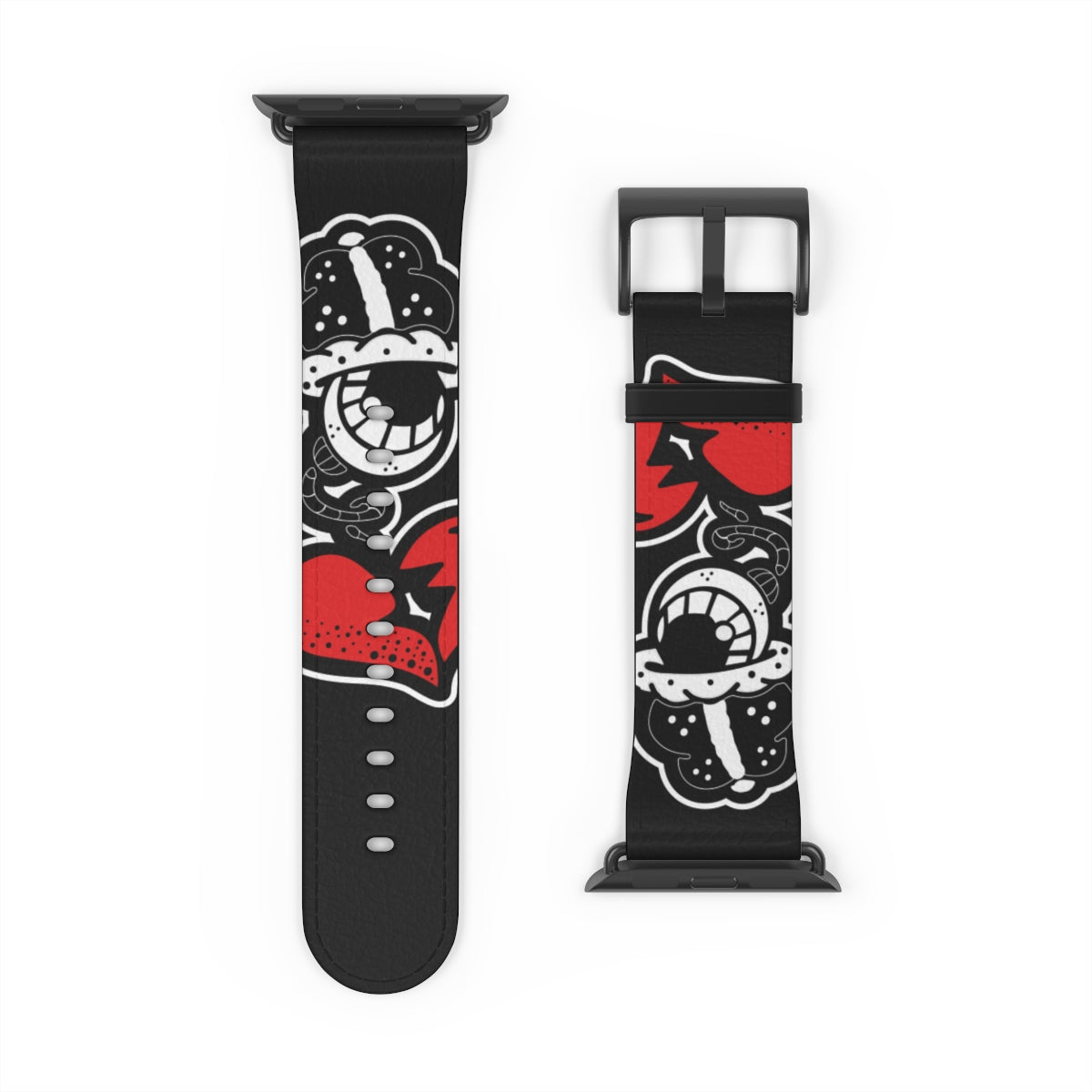 "Drippy Fish Blk" Watch Strap