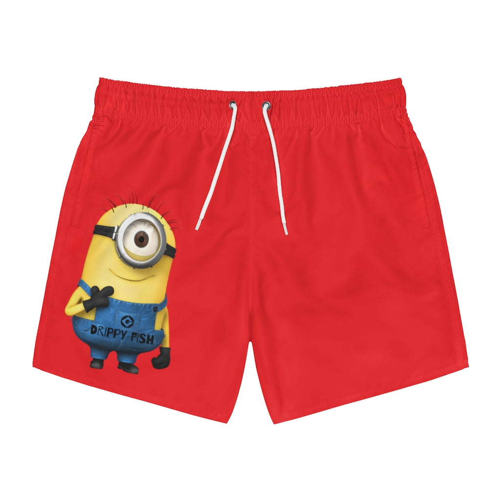 SPACE BABY RED Swim Trunks