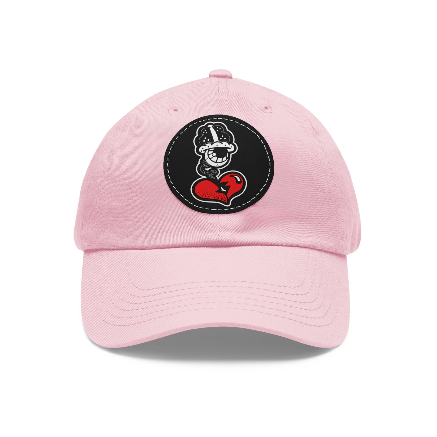 OG Dad Hat with Leather Patch (Round)