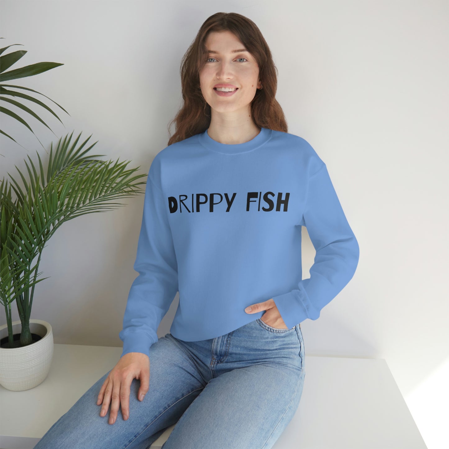 Drippy Fish™(blk lbl) Crewneck Sweatshirt