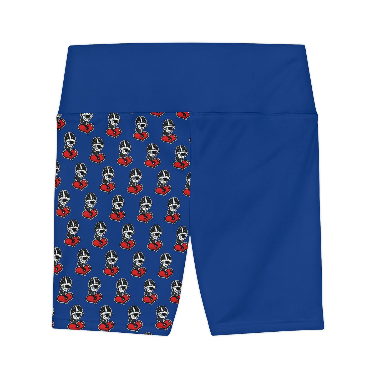 DF Collection Women's Blue Workout Shorts (AOP)