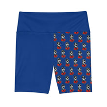 Load image into Gallery viewer, DF Collection Women&#39;s Blue Workout Shorts (AOP)