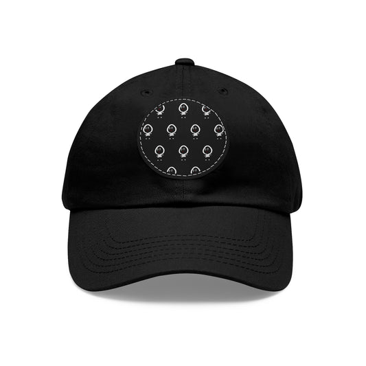 Dope Fiction Dad Hat with Leather Patch (Round)