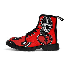 Load image into Gallery viewer, &quot;Drippy Red&quot; Women&#39;s Martin Boots