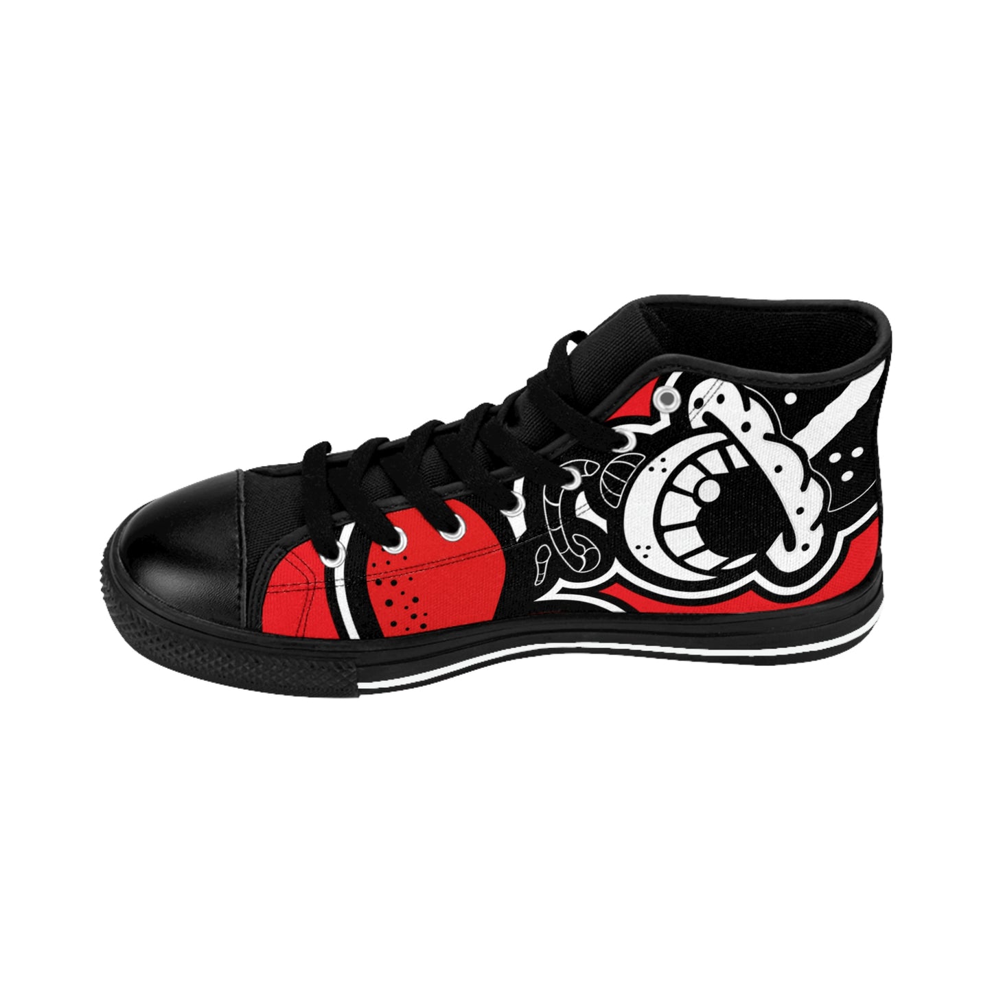 “Inner Steller Red” Men's High-top Sneakers