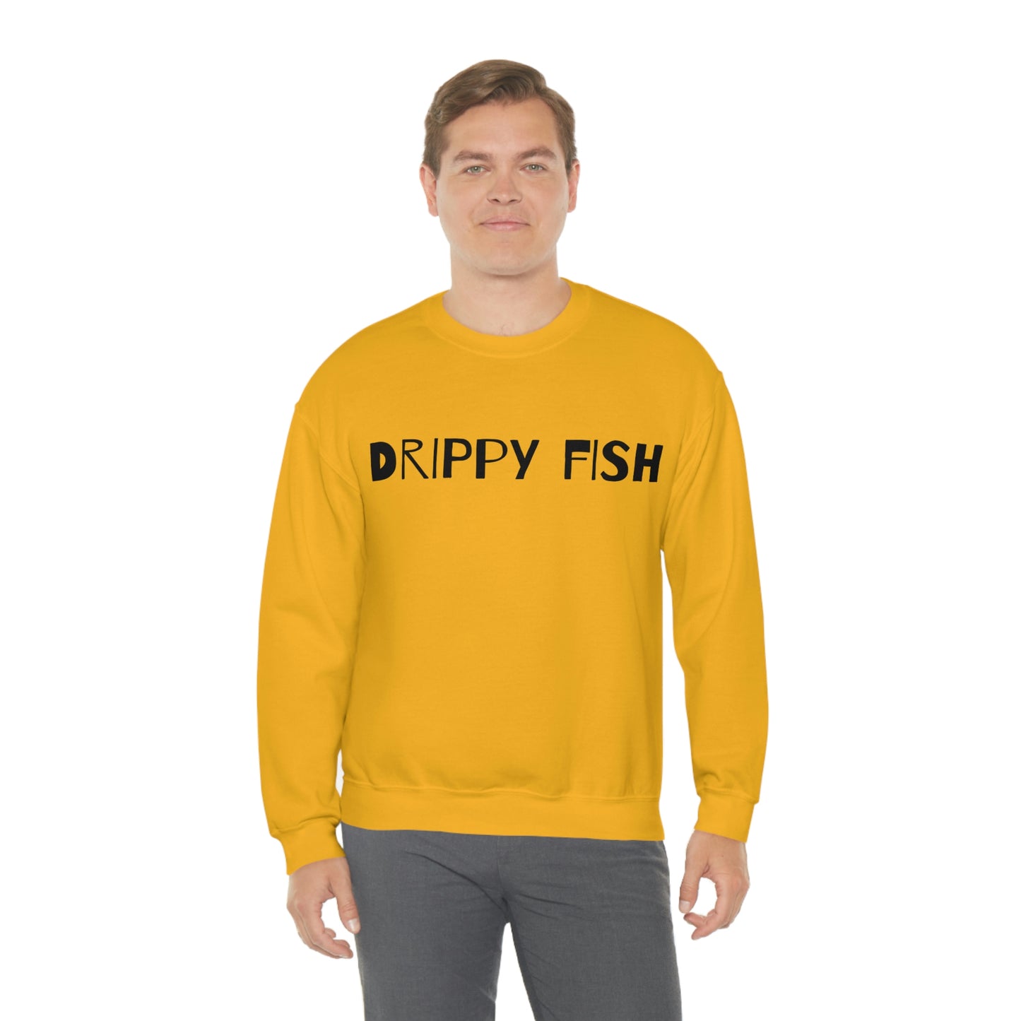 Drippy Fish™(blk lbl) Crewneck Sweatshirt