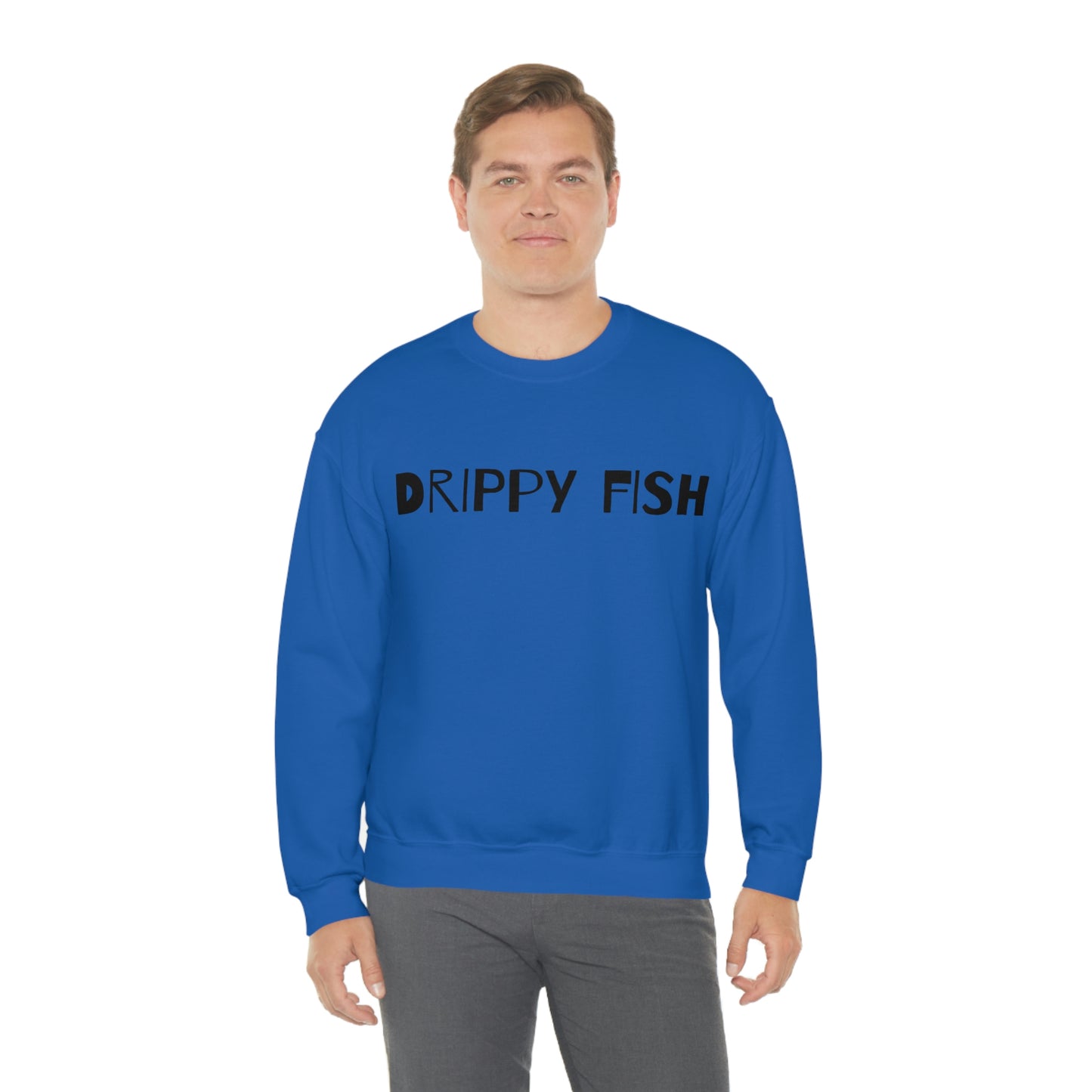 Drippy Fish™(blk lbl) Crewneck Sweatshirt