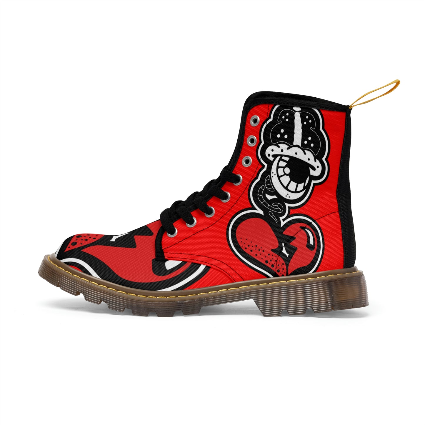 "Drippy Red" Women's Martin Boots