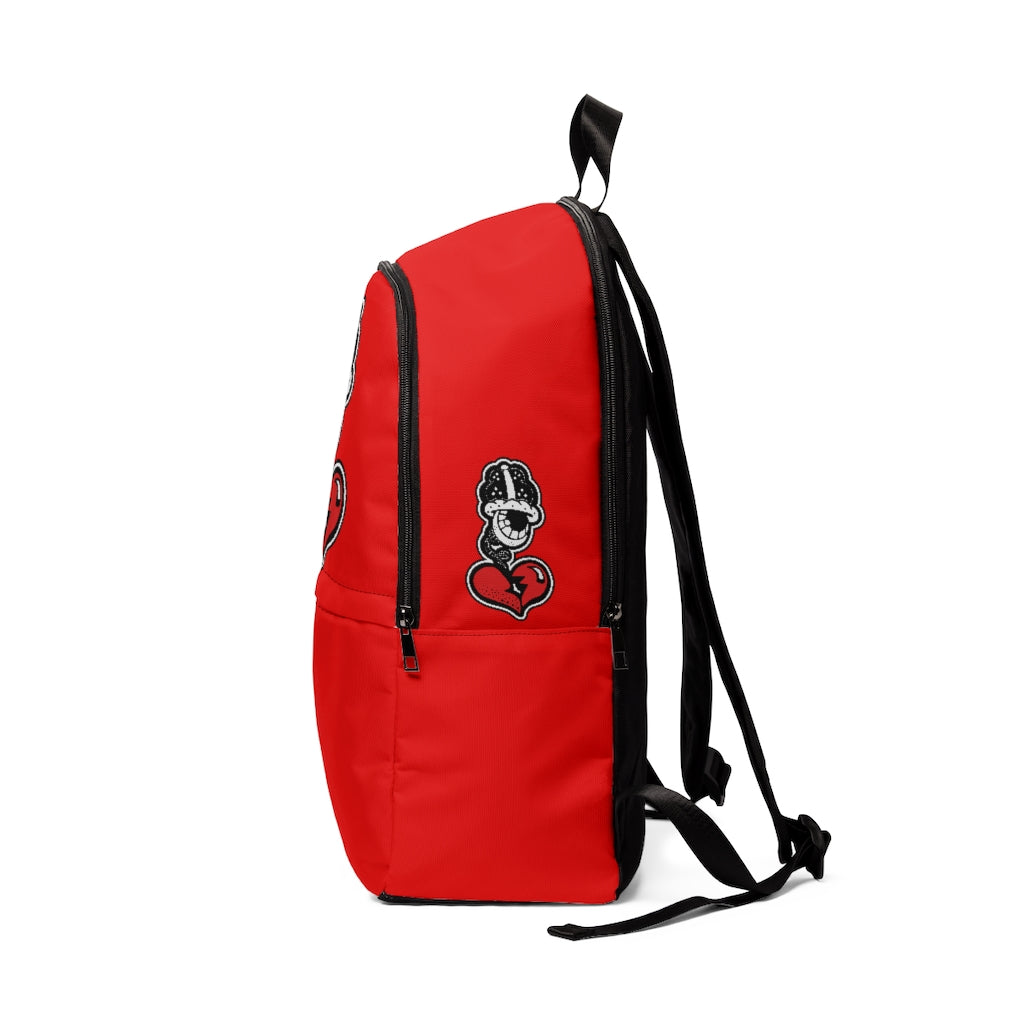 DRIPPYFISH™ RED Fabric Backpack