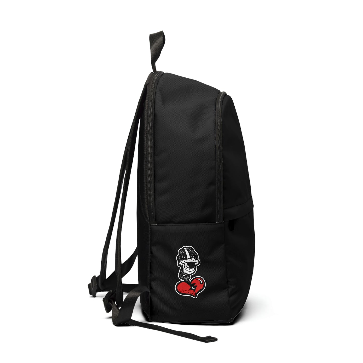 “DRIPPY BLK 3” Unisex Fabric Backpack