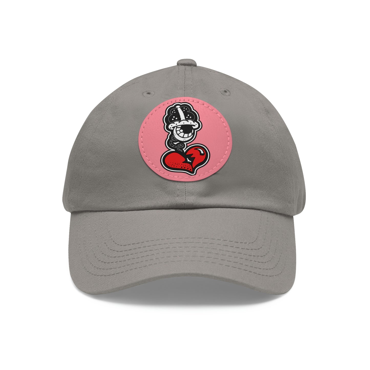 OG Dad Hat with Leather Patch (Round)