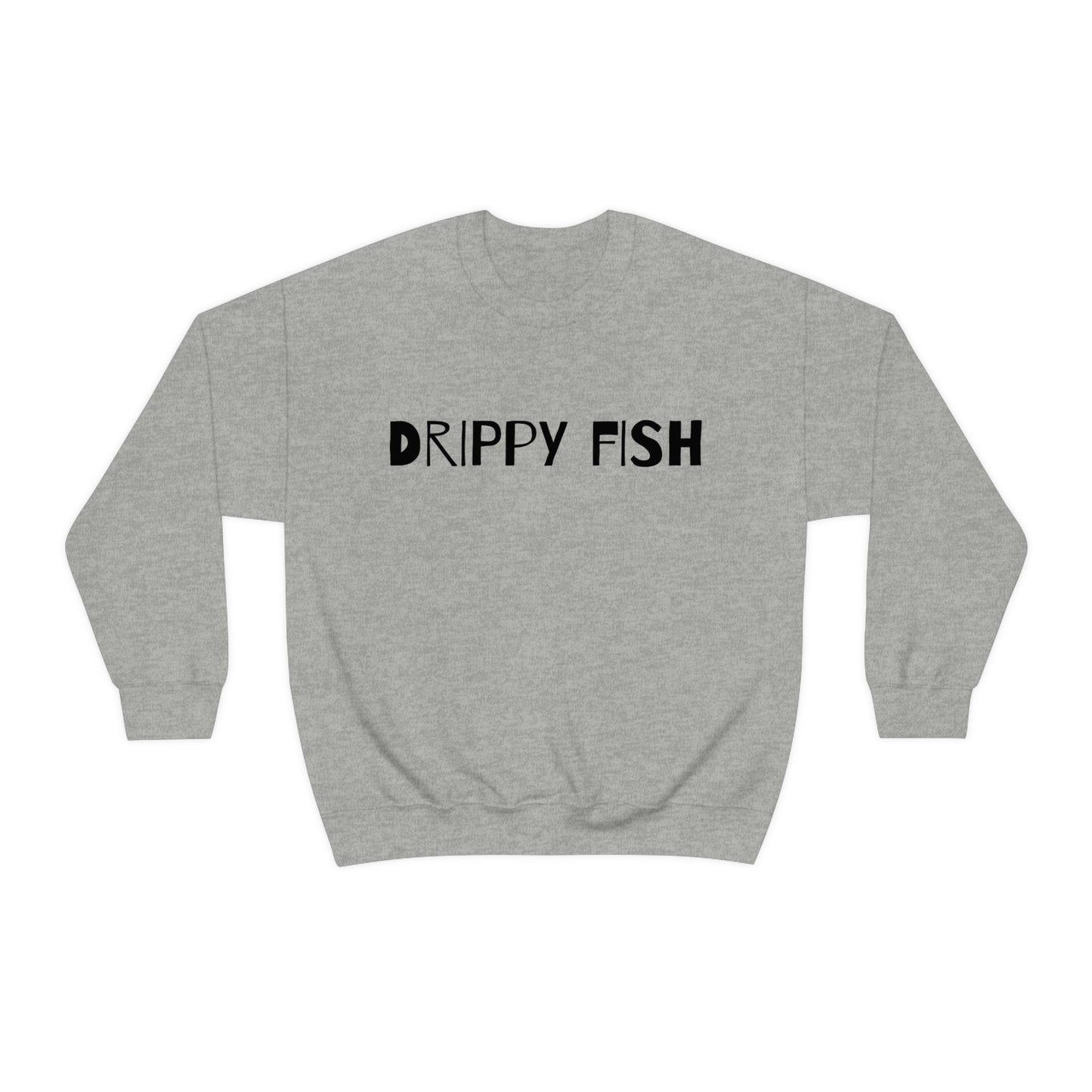 Drippy Fish™(blk lbl) Crewneck Sweatshirt