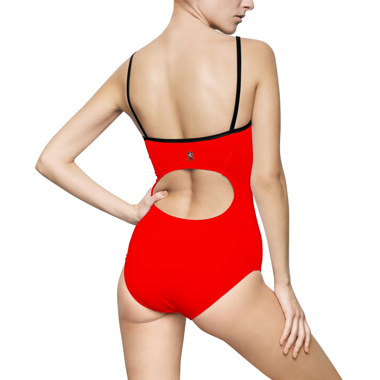 “Drippy Red” Women's One-piece Swimsuit