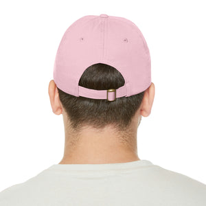 OG Dad Hat with Leather Patch (Round)