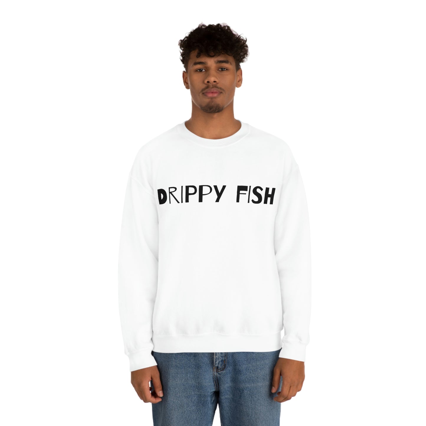 Drippy Fish™(blk lbl) Crewneck Sweatshirt