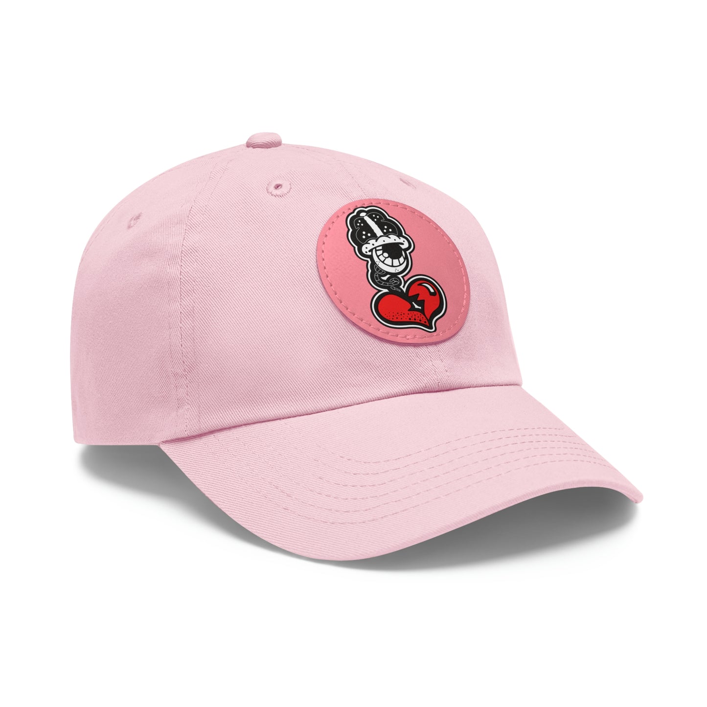 OG Dad Hat with Leather Patch (Round)