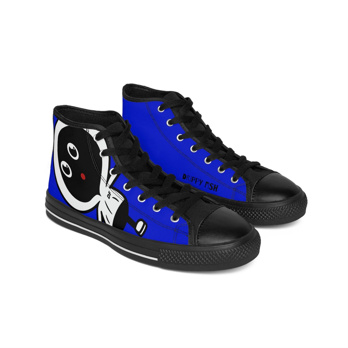 “Dope Fiction” Limited Edition Blue (1 of 180) Men's High-top Sneakers