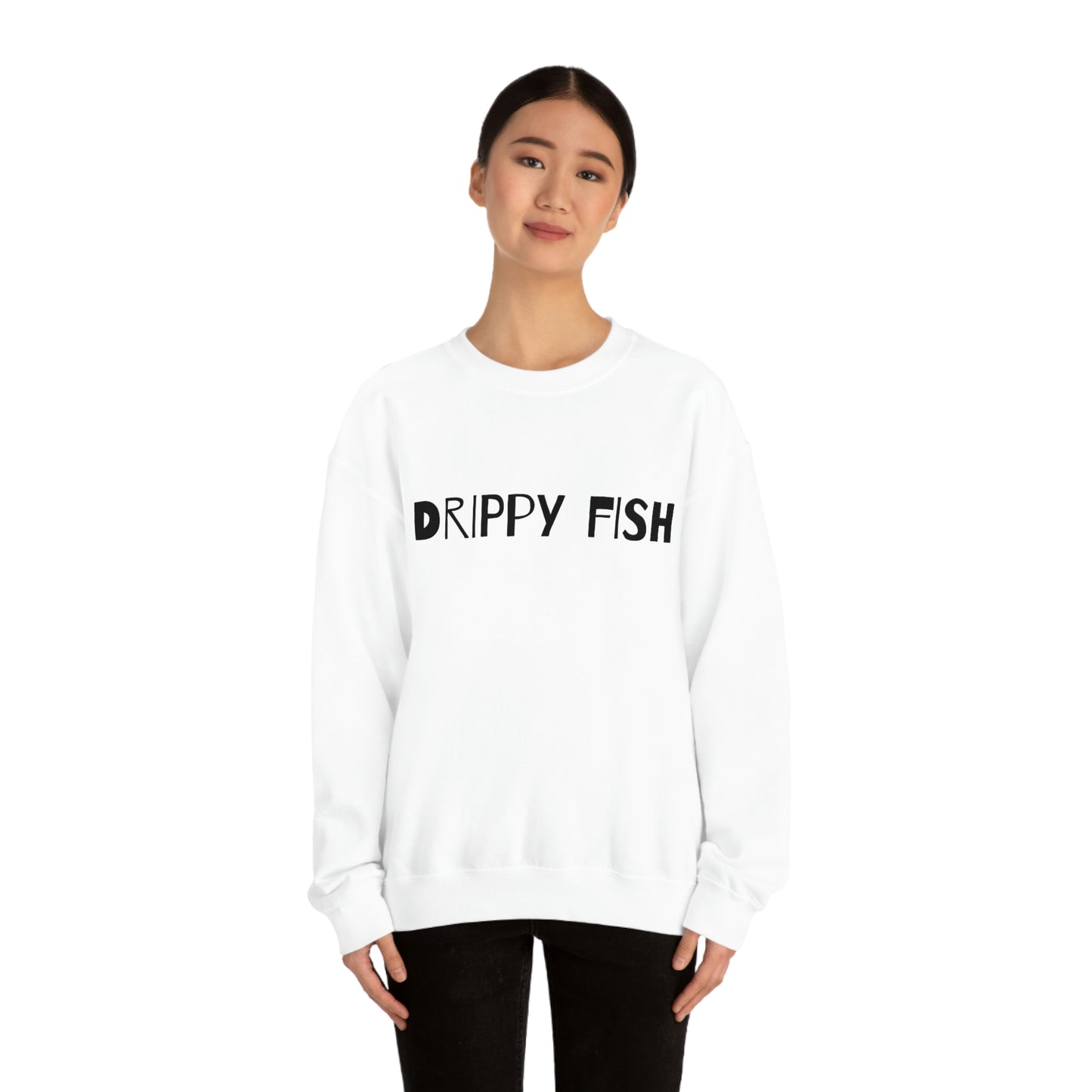 Drippy Fish™(blk lbl) Crewneck Sweatshirt