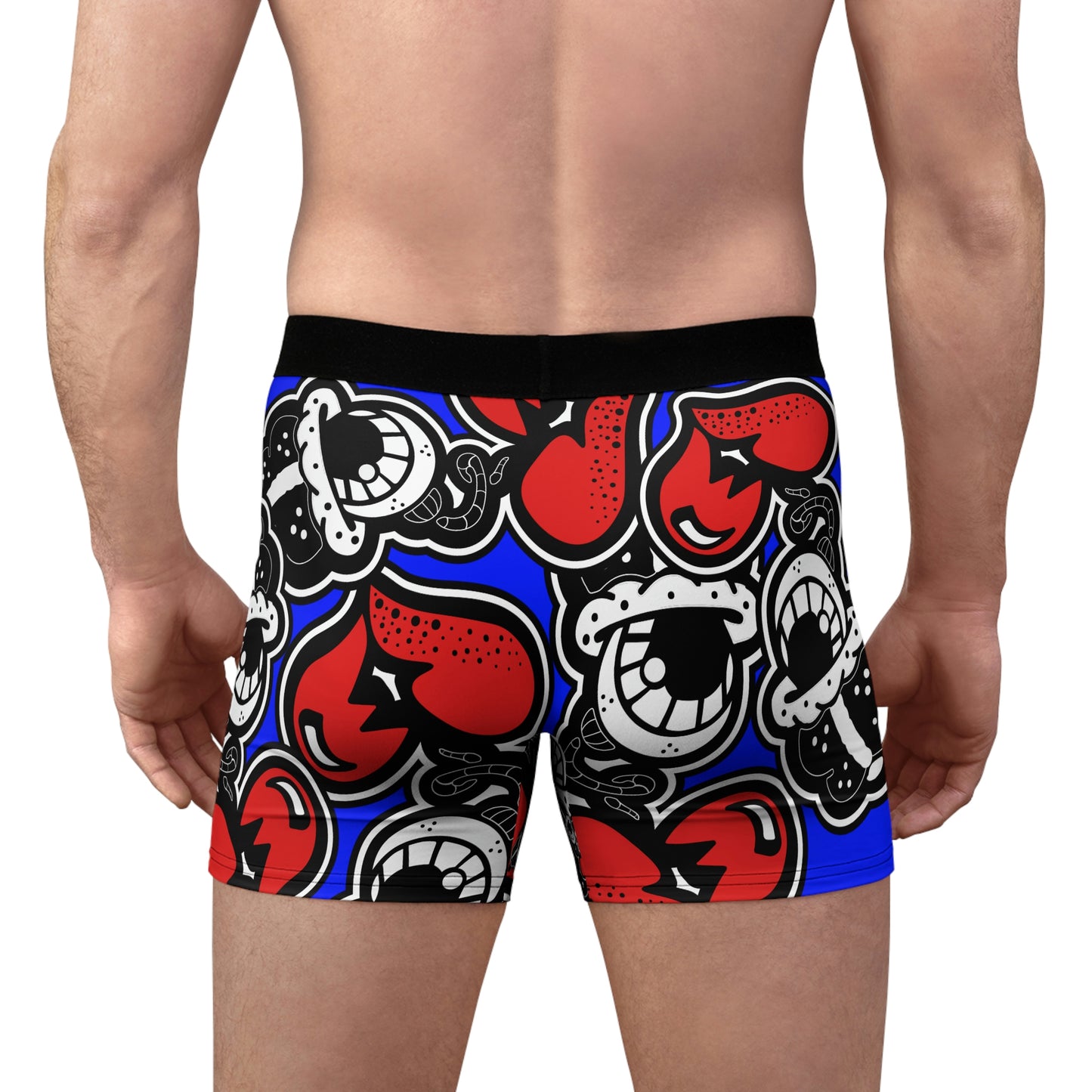 "Too Much Sauce” Blue Men's Boxer Briefs