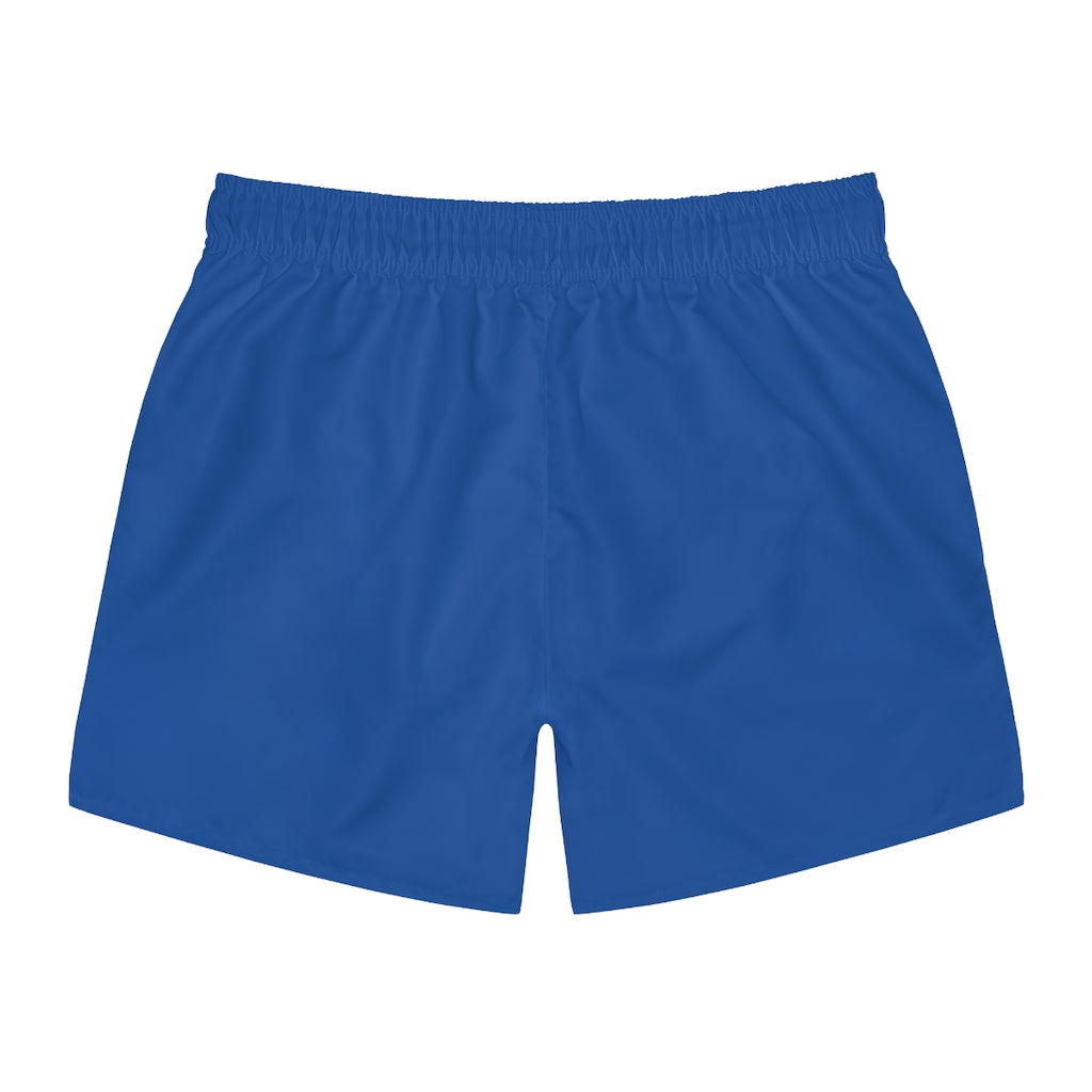 “Dope Fiction” Blue Swim Trunks