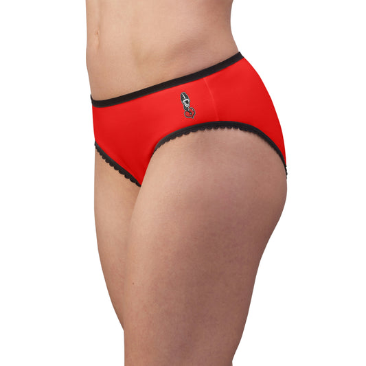 “LIL DRIPPY RED” Women's Briefs (small logo on front)