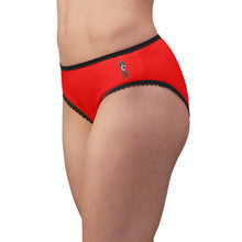 Load image into Gallery viewer, “LIL DRIPPY RED” Women&#39;s Briefs (small logo on front)