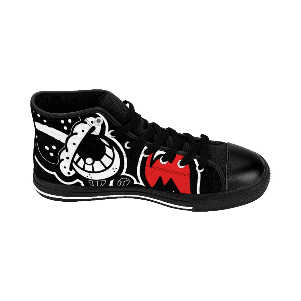 "Blk Like 1999’s” Men's High-top Sneakers