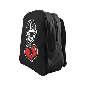 "WildeTuna” Leather School Backpack