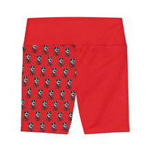 Load image into Gallery viewer, DF Collection &quot;Women&#39;s Red Workout Shorts&quot; (AOP)