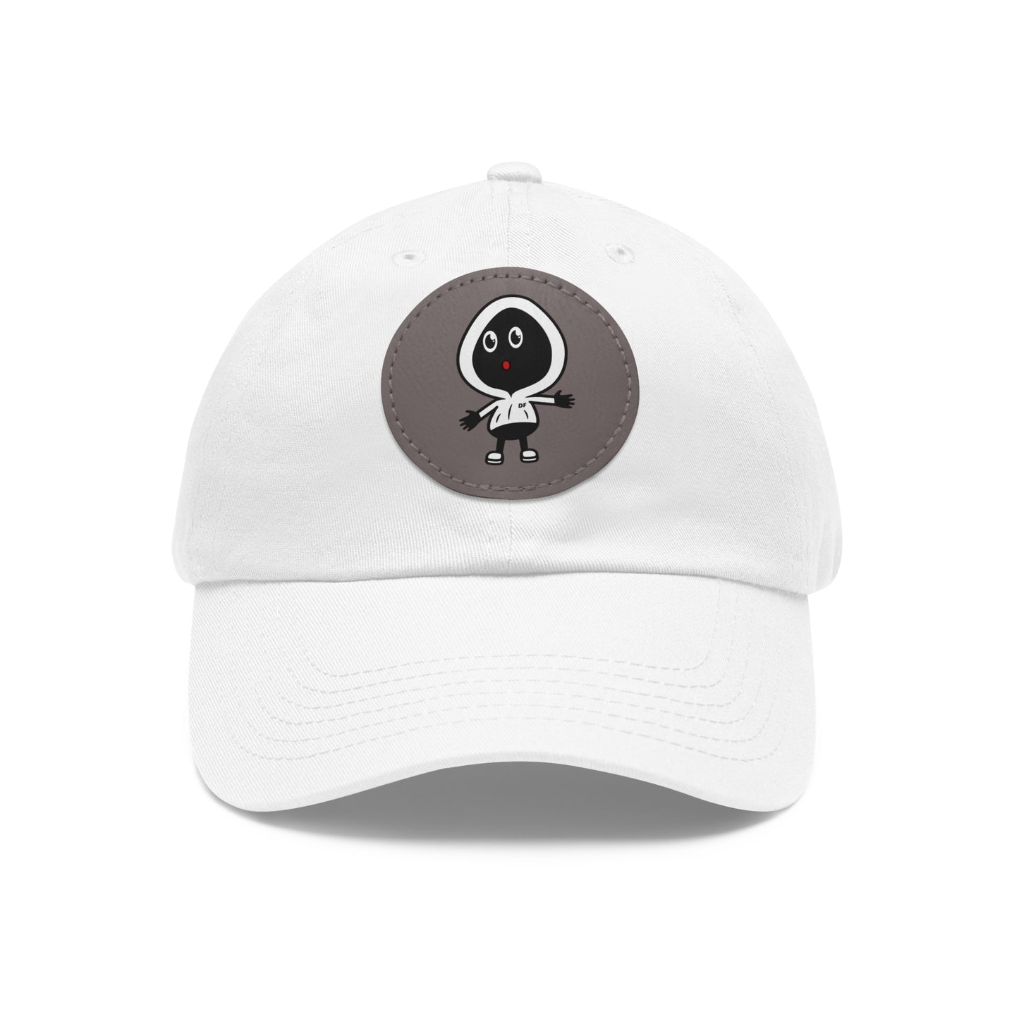 OG Dope Fiction Dad Hat with Leather Patch (Round)