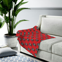 Load image into Gallery viewer, Red Velveteen Plush Blanket