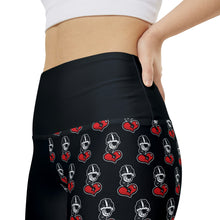 Load image into Gallery viewer, Black Women&#39;s Workout Shorts (AOP)