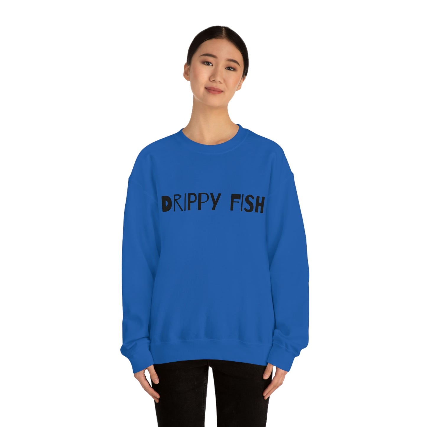 Drippy Fish™(blk lbl) Crewneck Sweatshirt