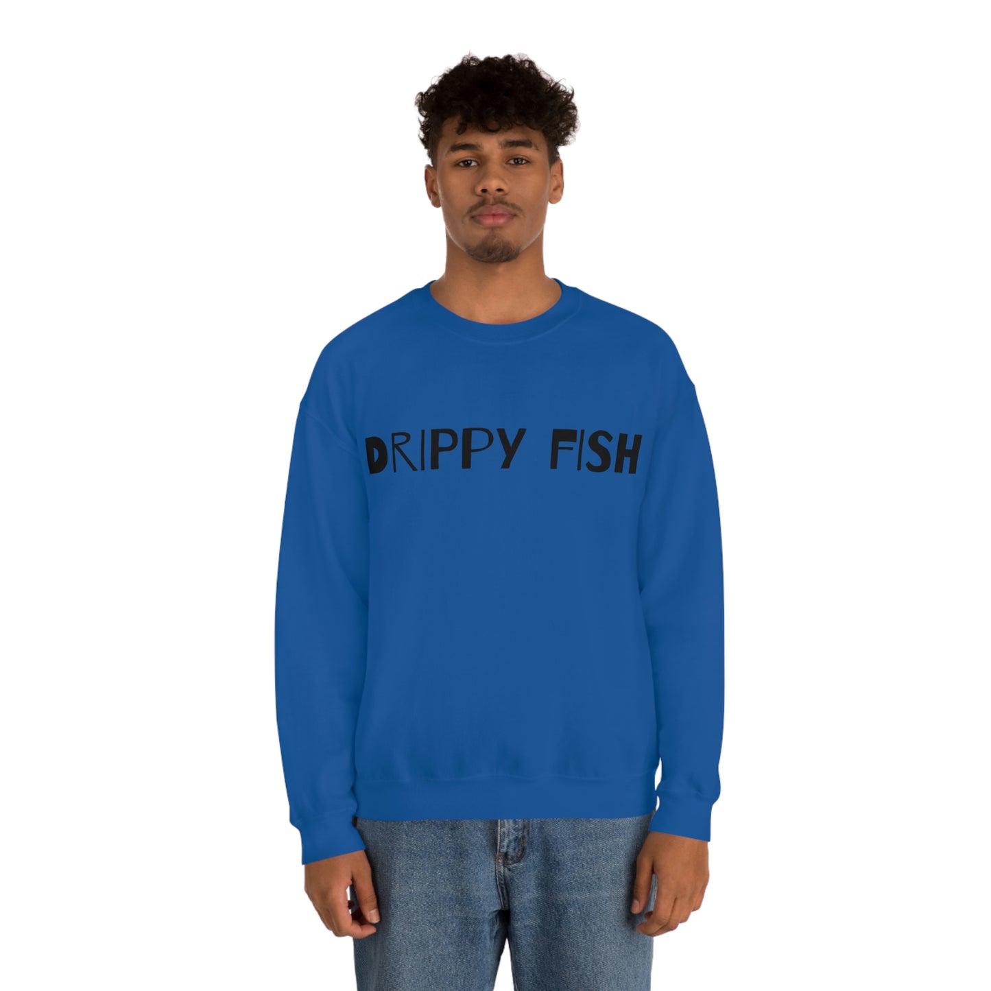 Drippy Fish™(blk lbl) Crewneck Sweatshirt