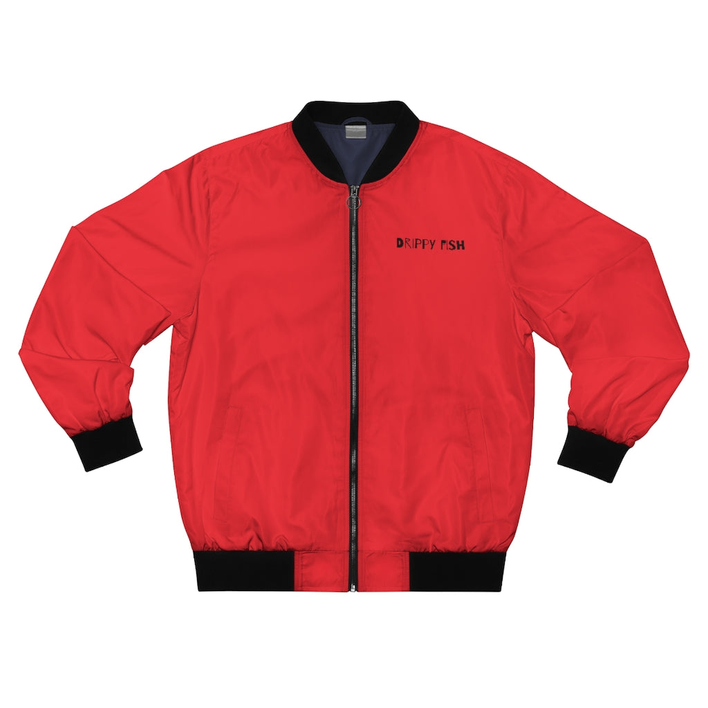 “DRIPPY RED” Men's AOP Bomber Jacket